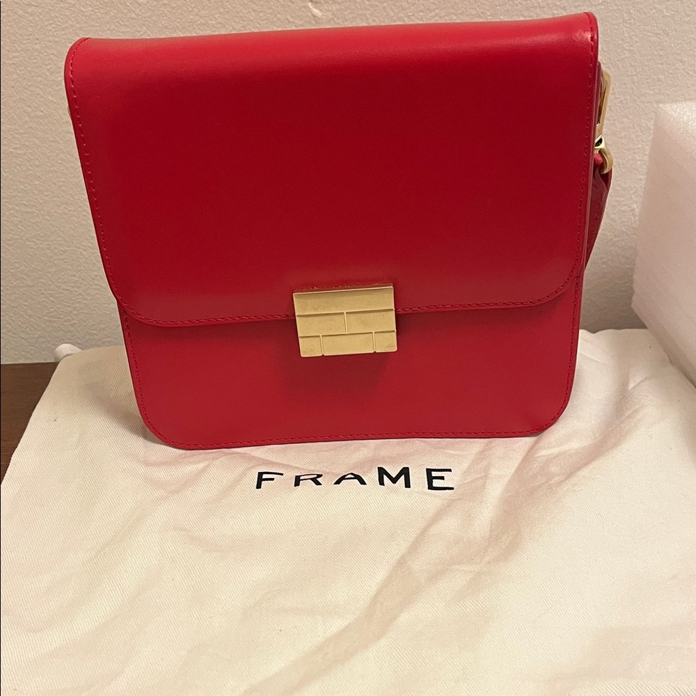 Frame Le Signature MiniCrossbody Bag with Gold Accent
